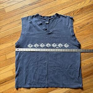 Vintage Ocean Pacific OP blue 90s boxy tank top Size XL men’s